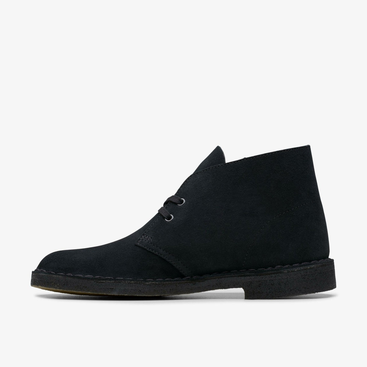 Clarks Men Desert Boot Black Suede