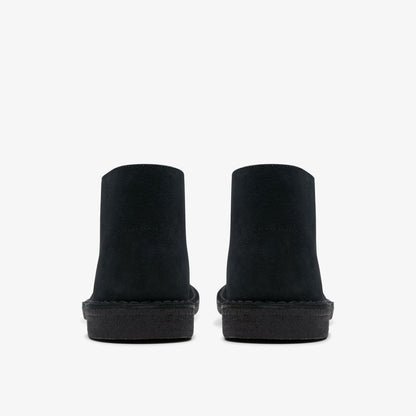 Clarks Men Desert Boot Black Suede