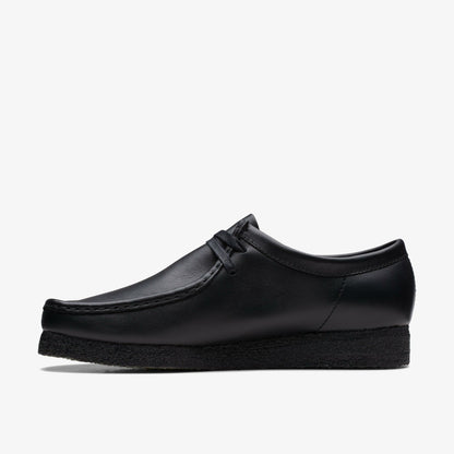 Clarks Men Wallabee Black Leather