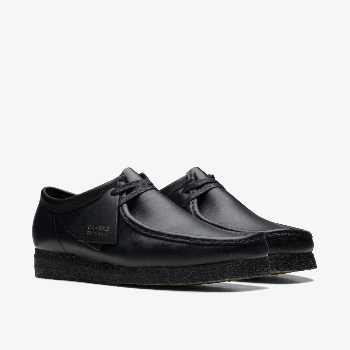 Clarks Men Wallabee Black Leather