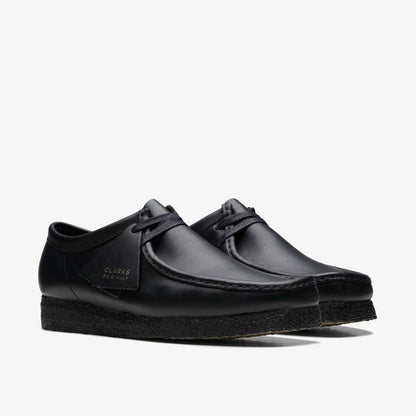 Clarks Men Wallabee Black Leather