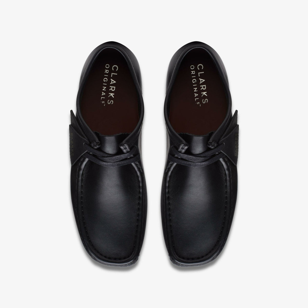 Clarks Men Wallabee Black Leather