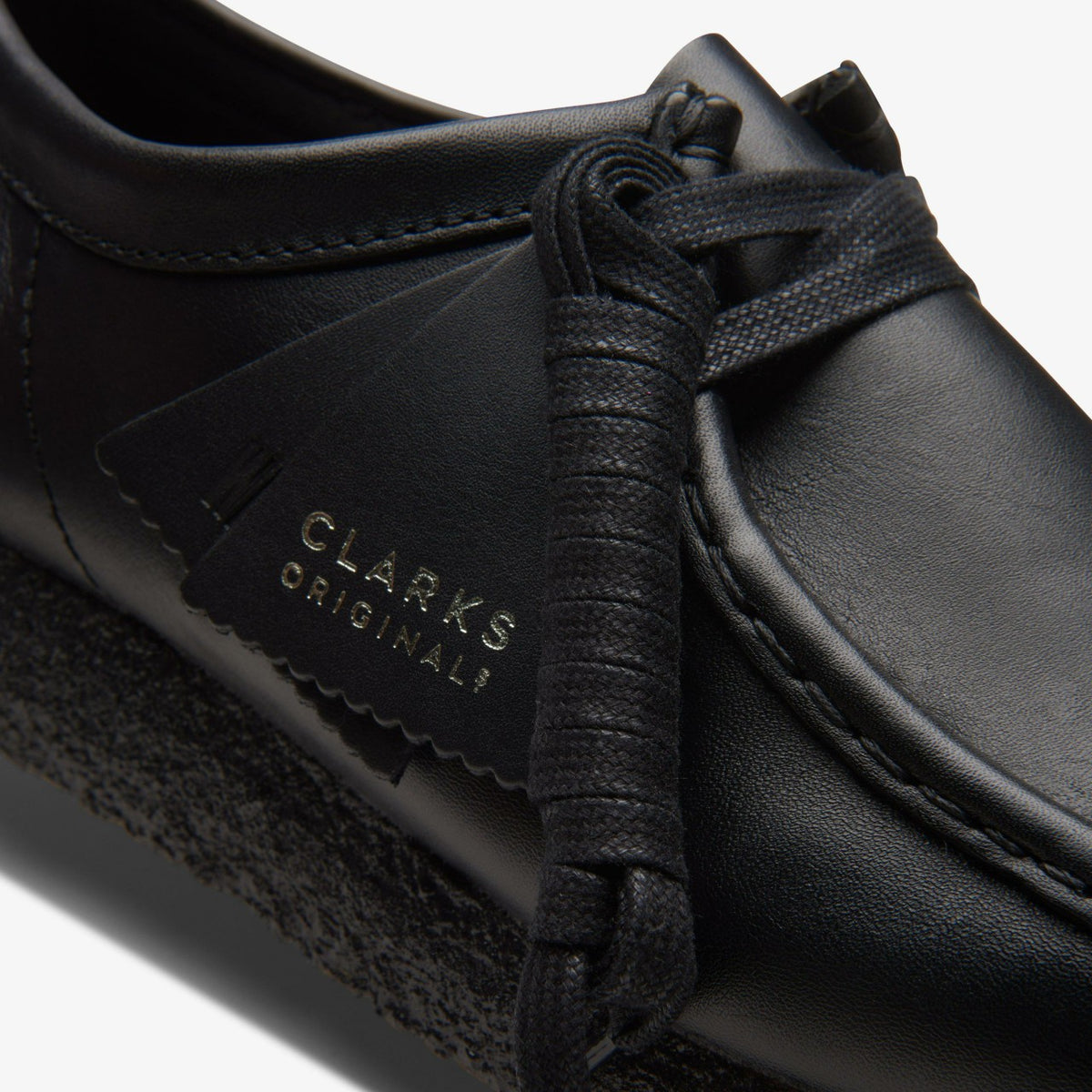 Clarks Men Wallabee Black Leather