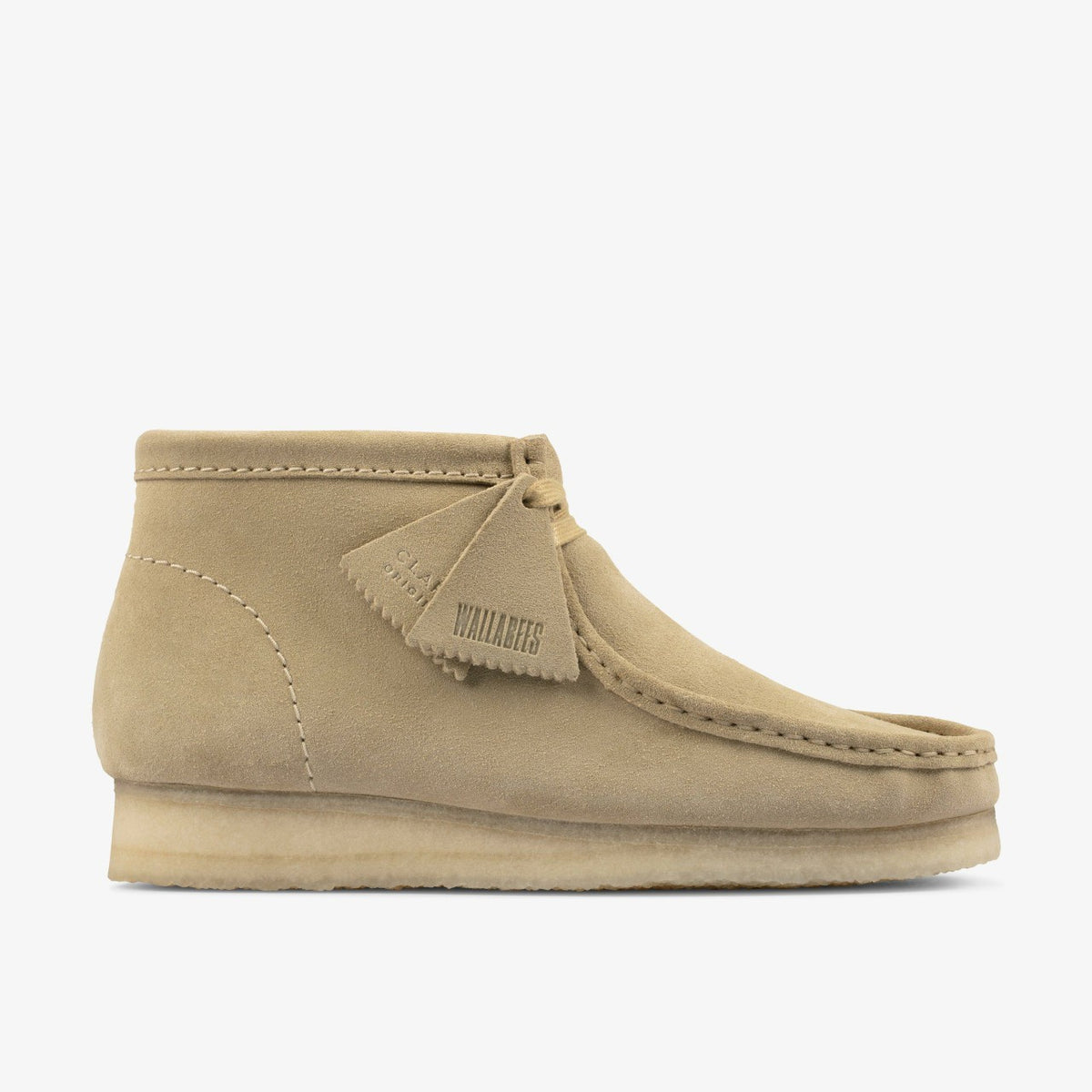 Clarks Men Wallabee Boot Maple Suede