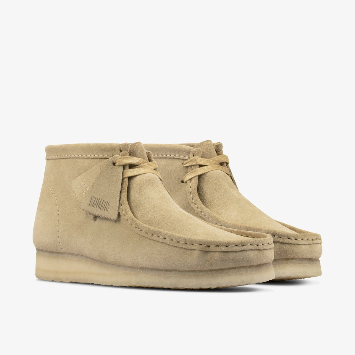 Clarks Men Wallabee Boot Maple Suede