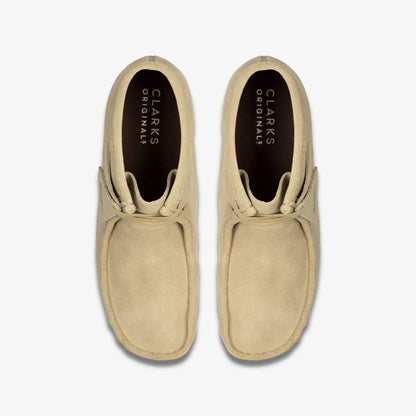 Clarks Men Wallabee Boot Maple Suede