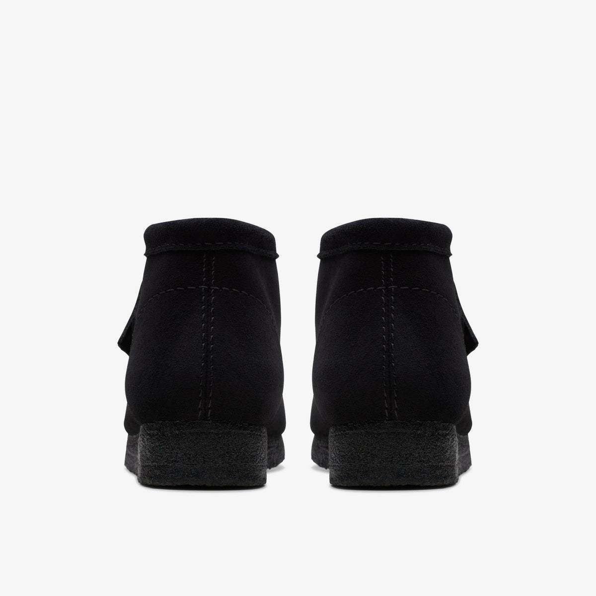 Clarks Men Wallabee Boot Black Suede