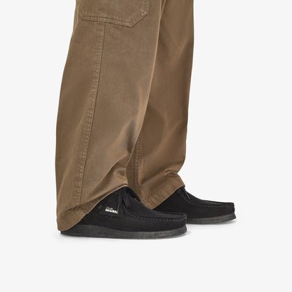 Clarks Men Wallabee Black Suede