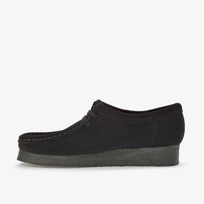 Clarks Men Wallabee Black Suede