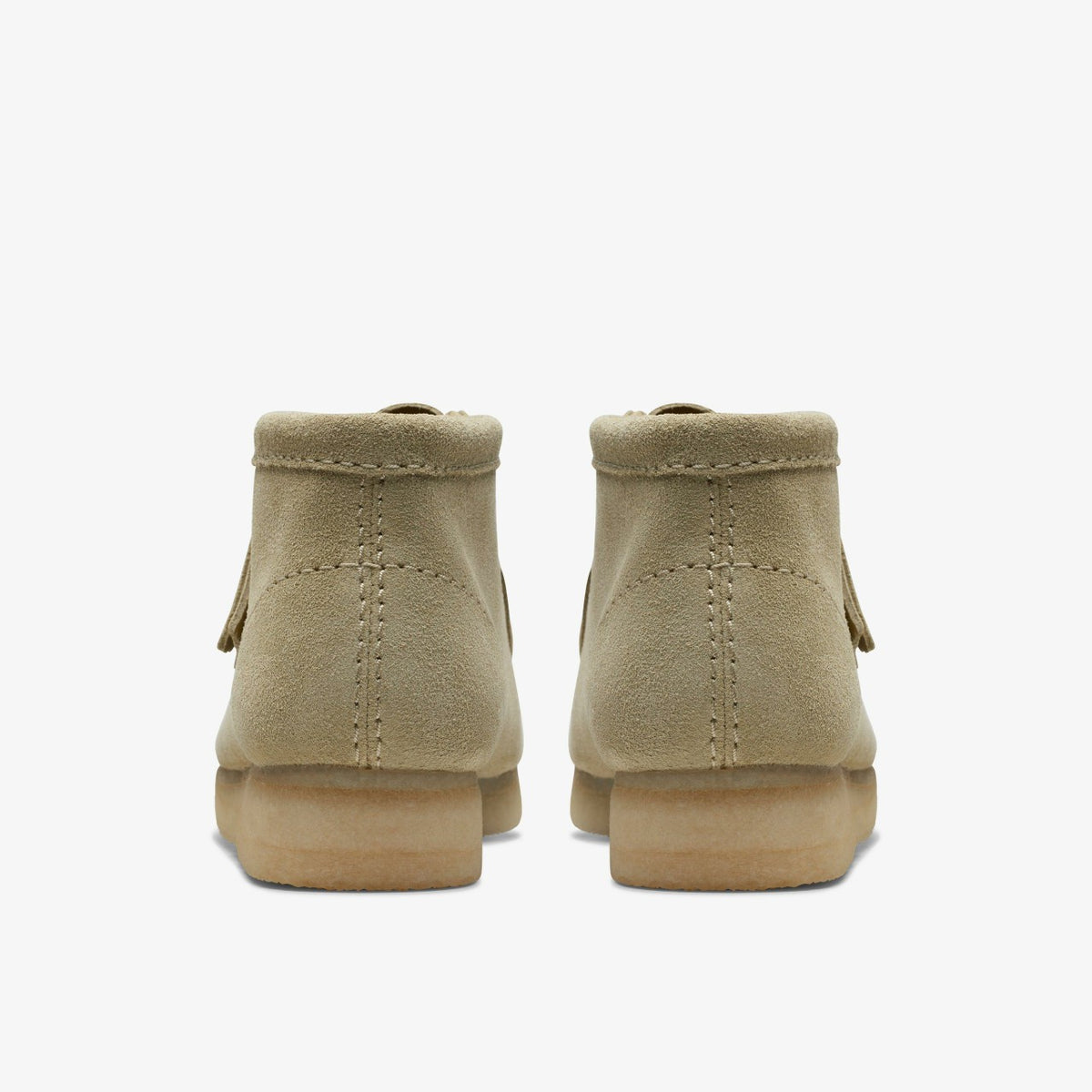 Clarks Women Wallabee Boot Maple Suede