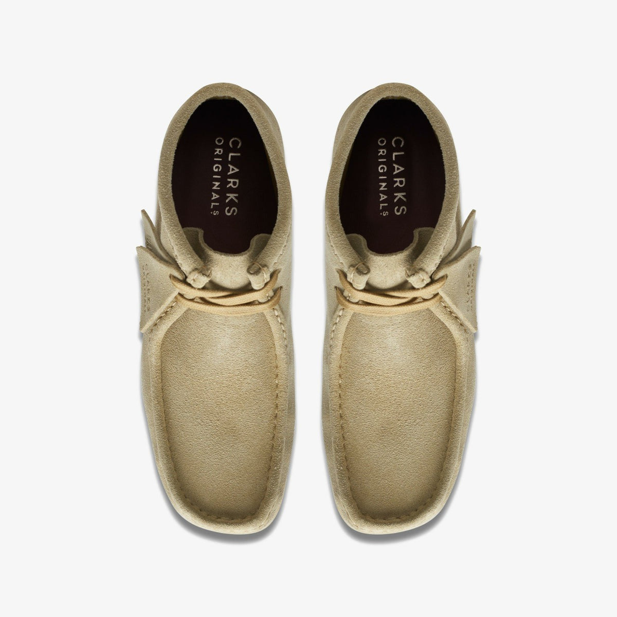 Clarks Women Wallabee Boot Maple Suede