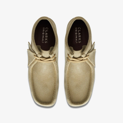 Clarks Women Wallabee Boot Maple Suede
