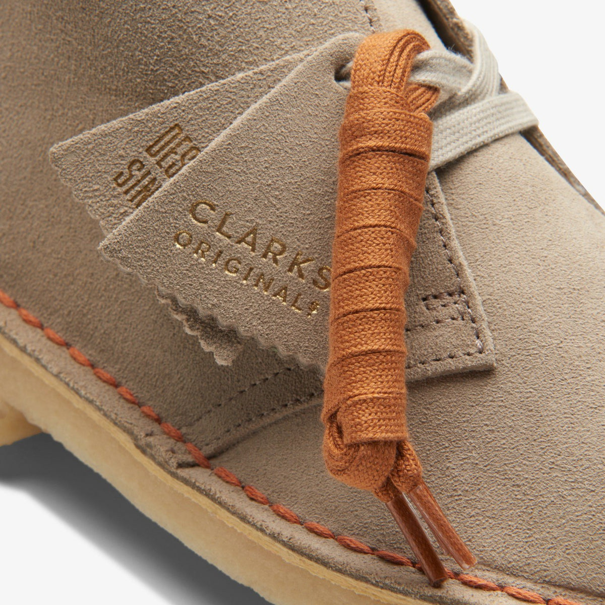 Clarks Women Desert Boot Sand Suede