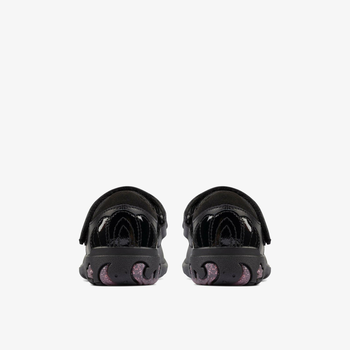 Clarks Kids Sea Shimmer Toddler Black Leather