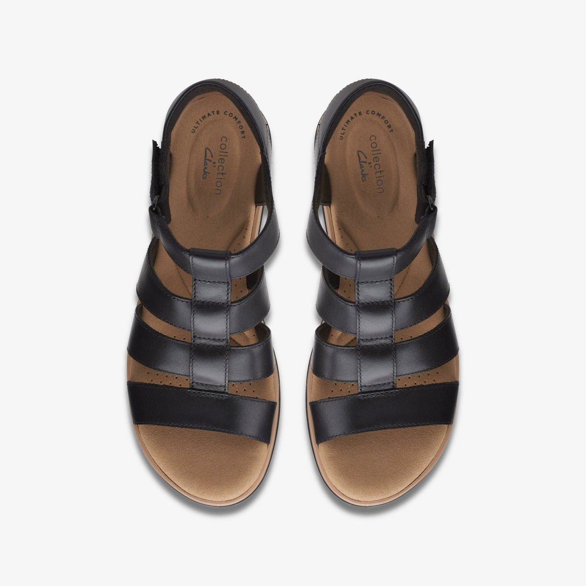 Clarks Women Jillian Quartz Black Leather