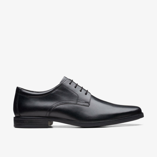 Clarks Men Howard Walk Black Leather