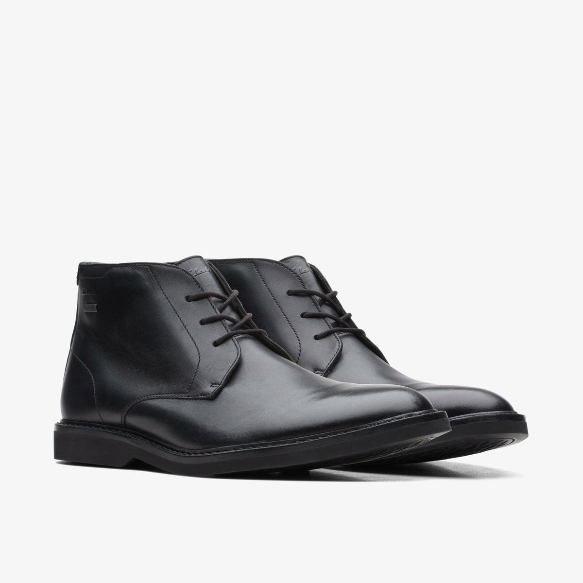 Clarks Men Atticus LT Hi GORE-TEX Black Leather