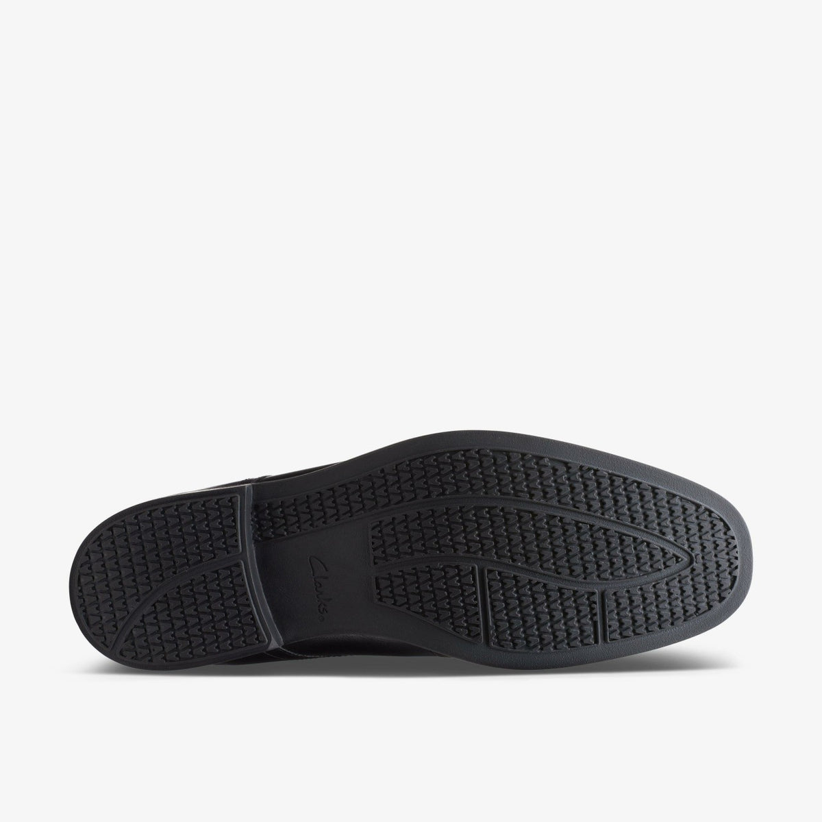 Clarks Men Howard Cap Black Leather