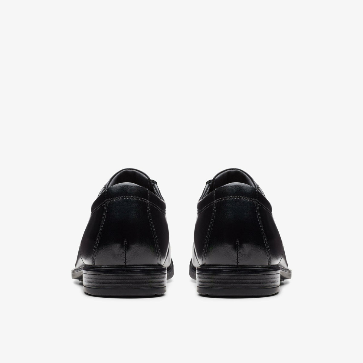 Clarks Men Howard Cap Black Leather