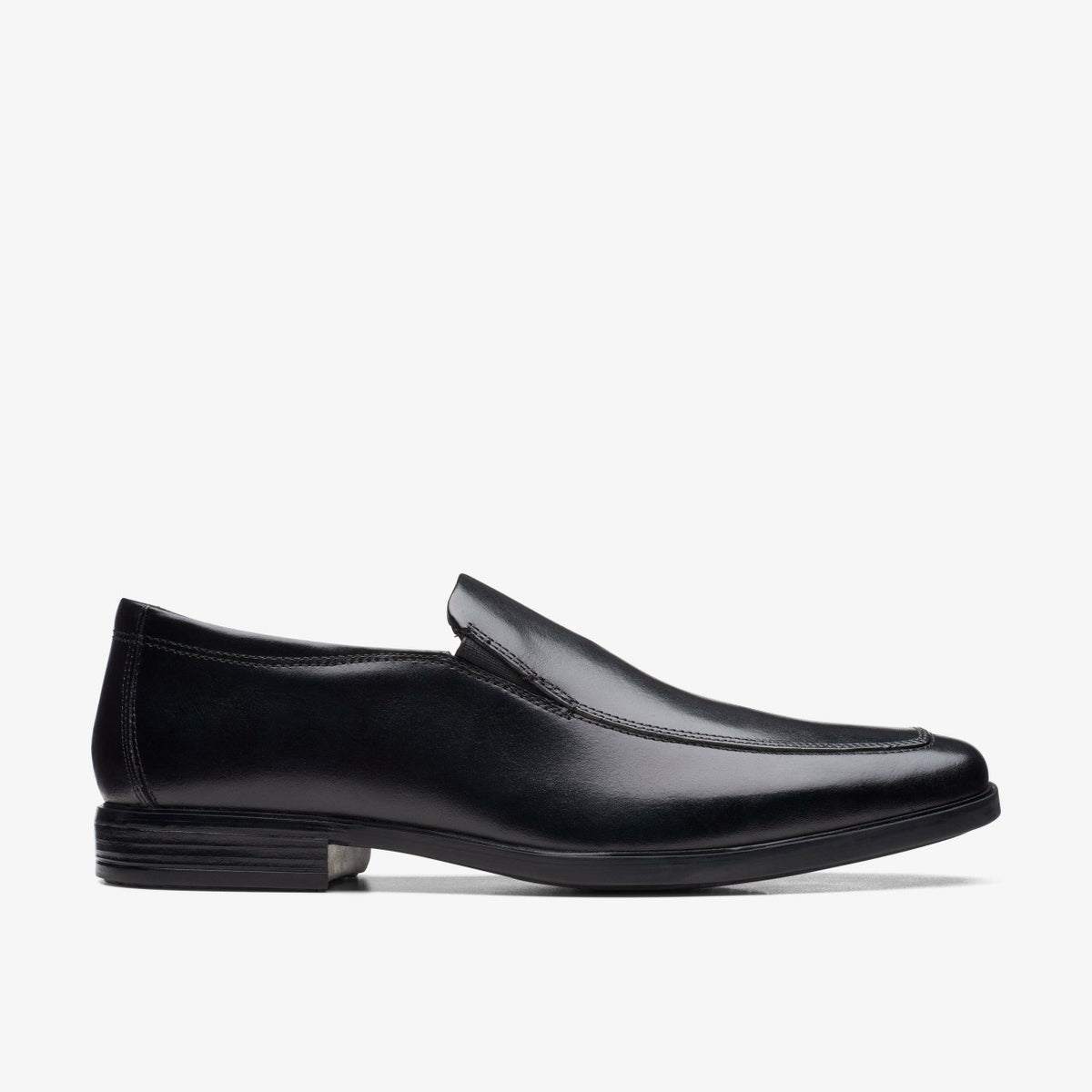 Clarks Men Howard Edge Loafer Black Leather