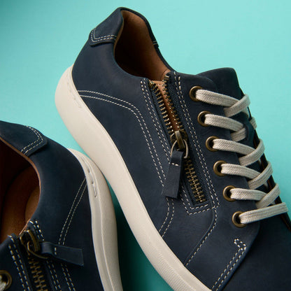 Clarks Women Nalle Lace Navy Nubuck