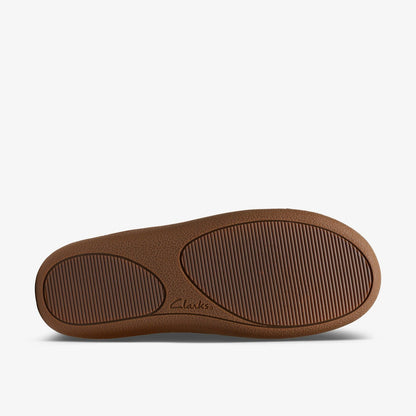 Clarks Men Home Mocc Slipper Navy Suede