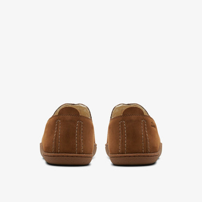 Clarks Men Home Mocc Slipper Tan Suede