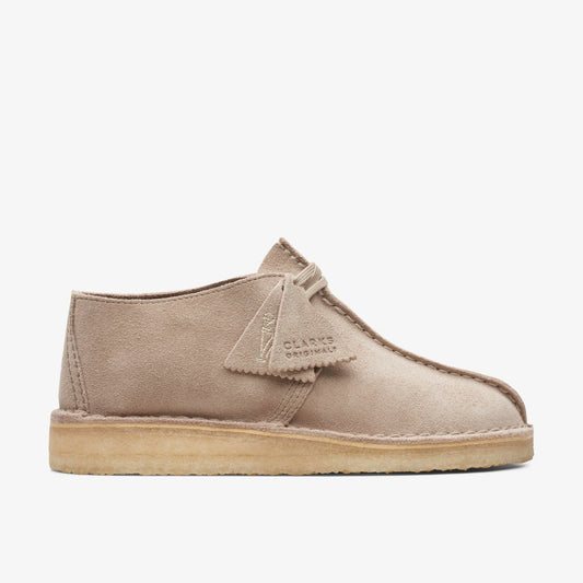 Clarks Women Desert Trek Sand Suede
