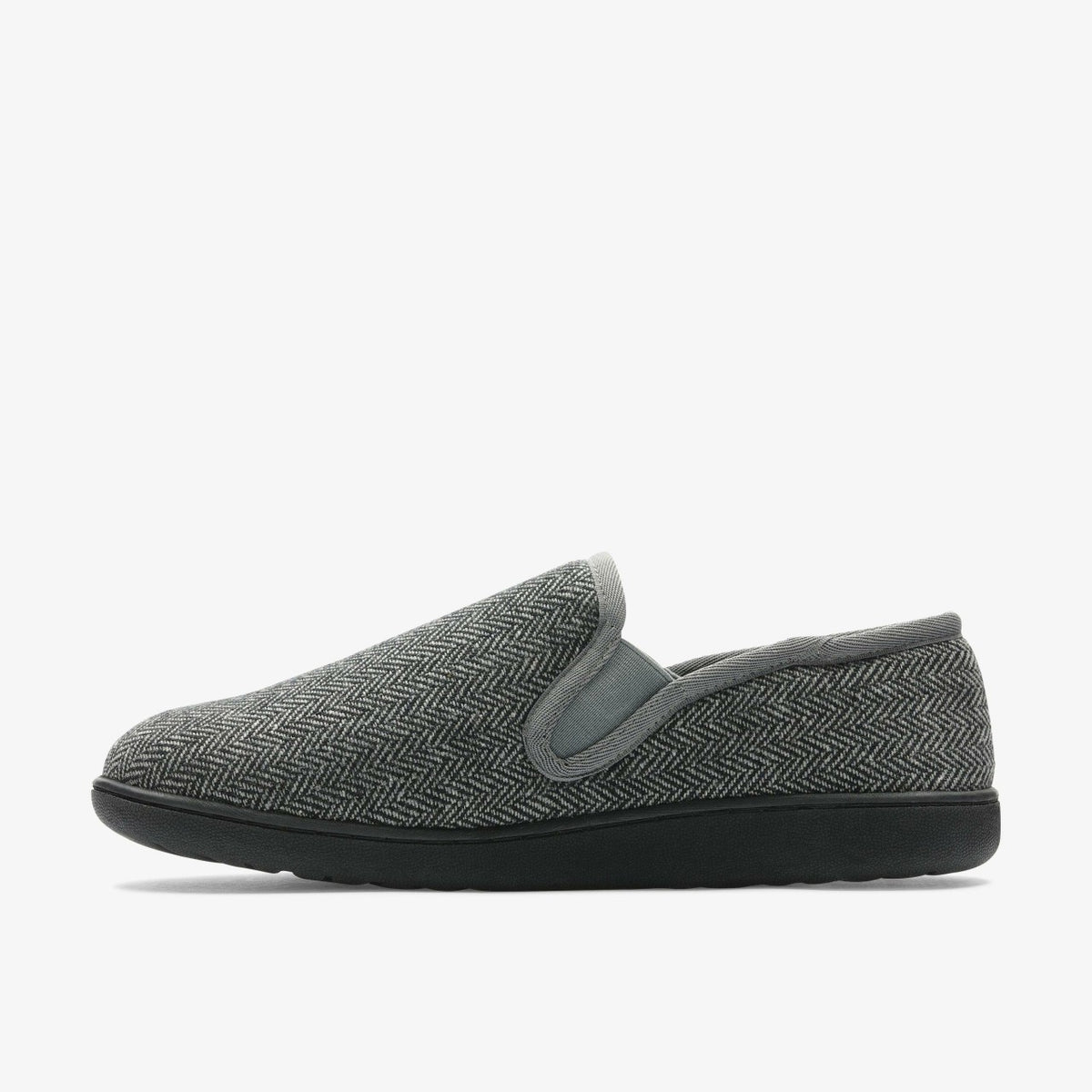 Clarks Men King Ease Dark Grey Interest