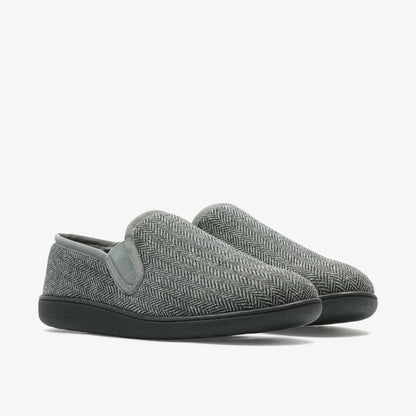 Clarks Men King Ease Dark Grey Interest