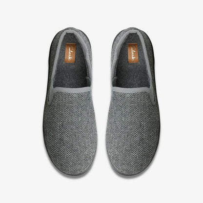 Clarks Men King Ease Dark Grey Interest