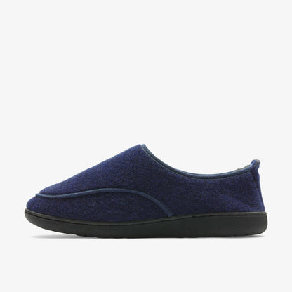 Clarks Men King Riptape Slipper Navy