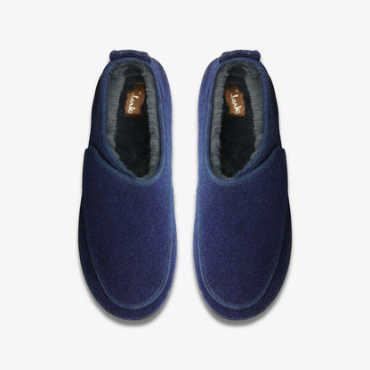 Clarks Men King Riptape Slipper Navy
