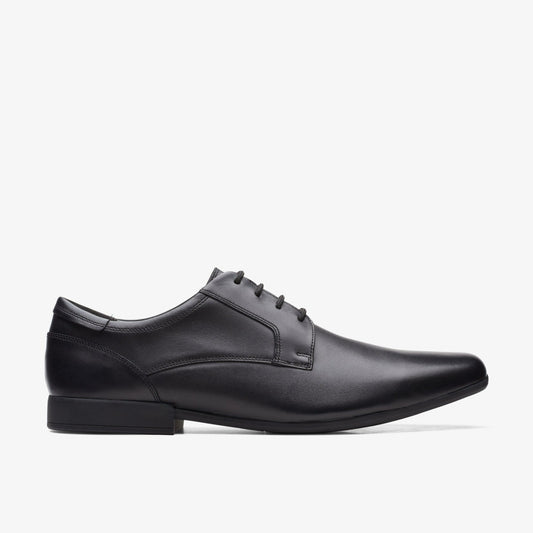 Clarks Men Sidton Lace Black Leather