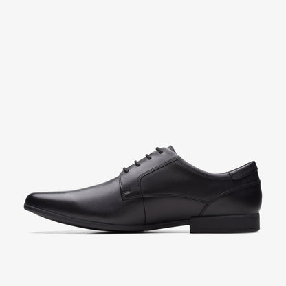 Clarks Men Sidton Lace Black Leather
