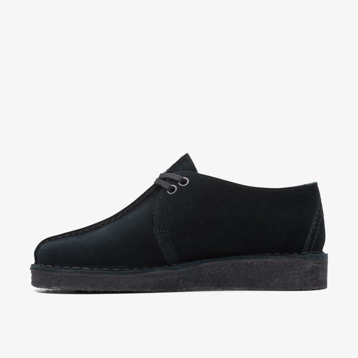 Clarks Women Desert Trek Black Suede