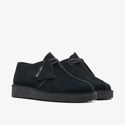 Clarks Women Desert Trek Black Suede