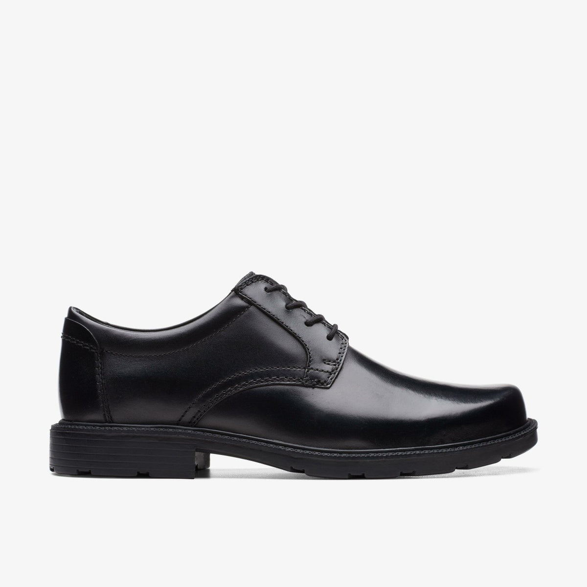 Clarks Men Kerton Lace Black Leather