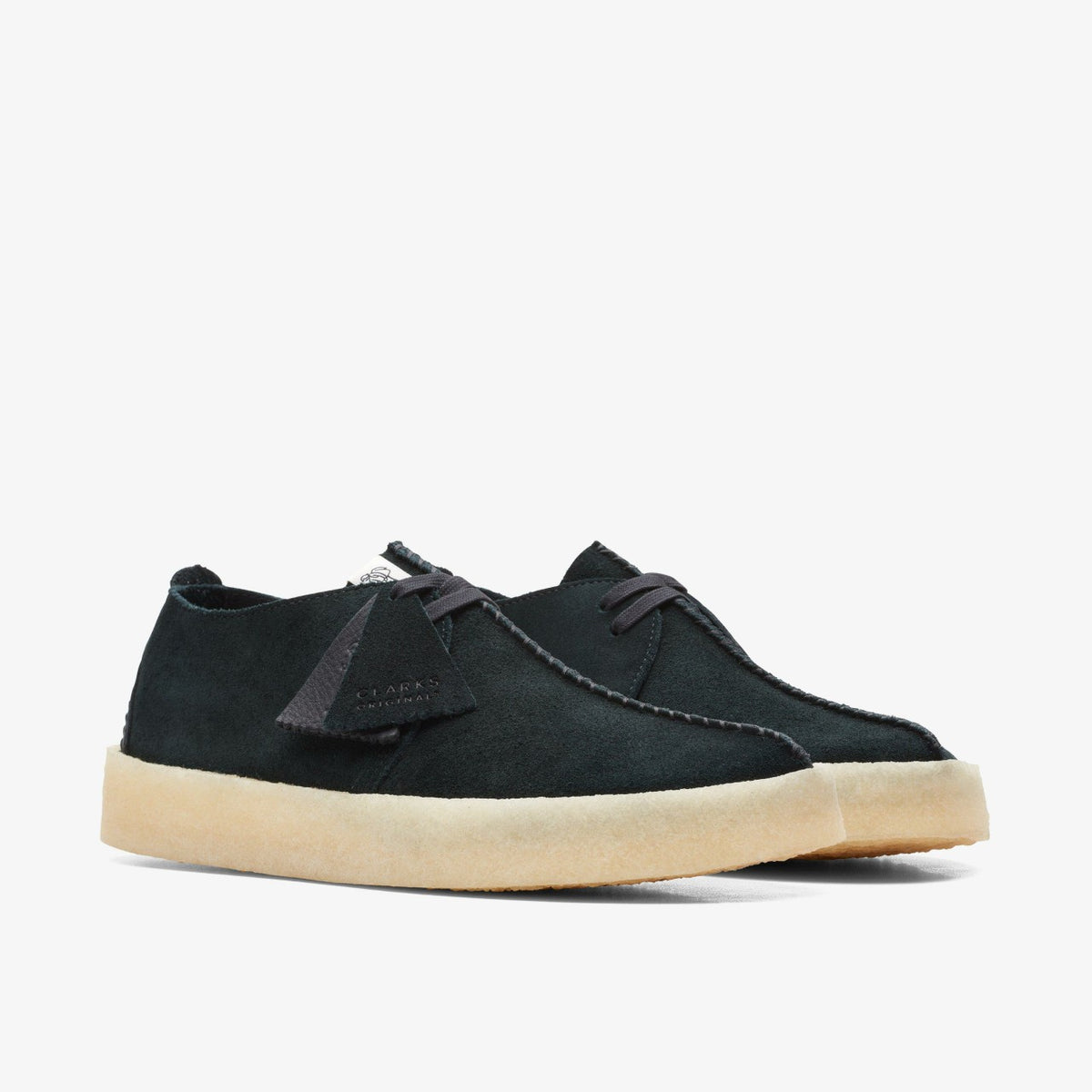 Clarks Men Trek Cup Black Suede
