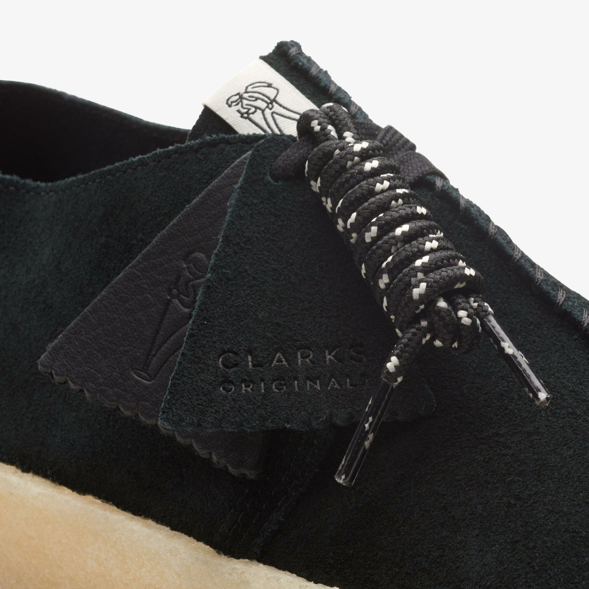 Clarks Men Trek Cup Black Suede