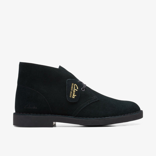 Clarks Men Desert Boot Evo Black Suede