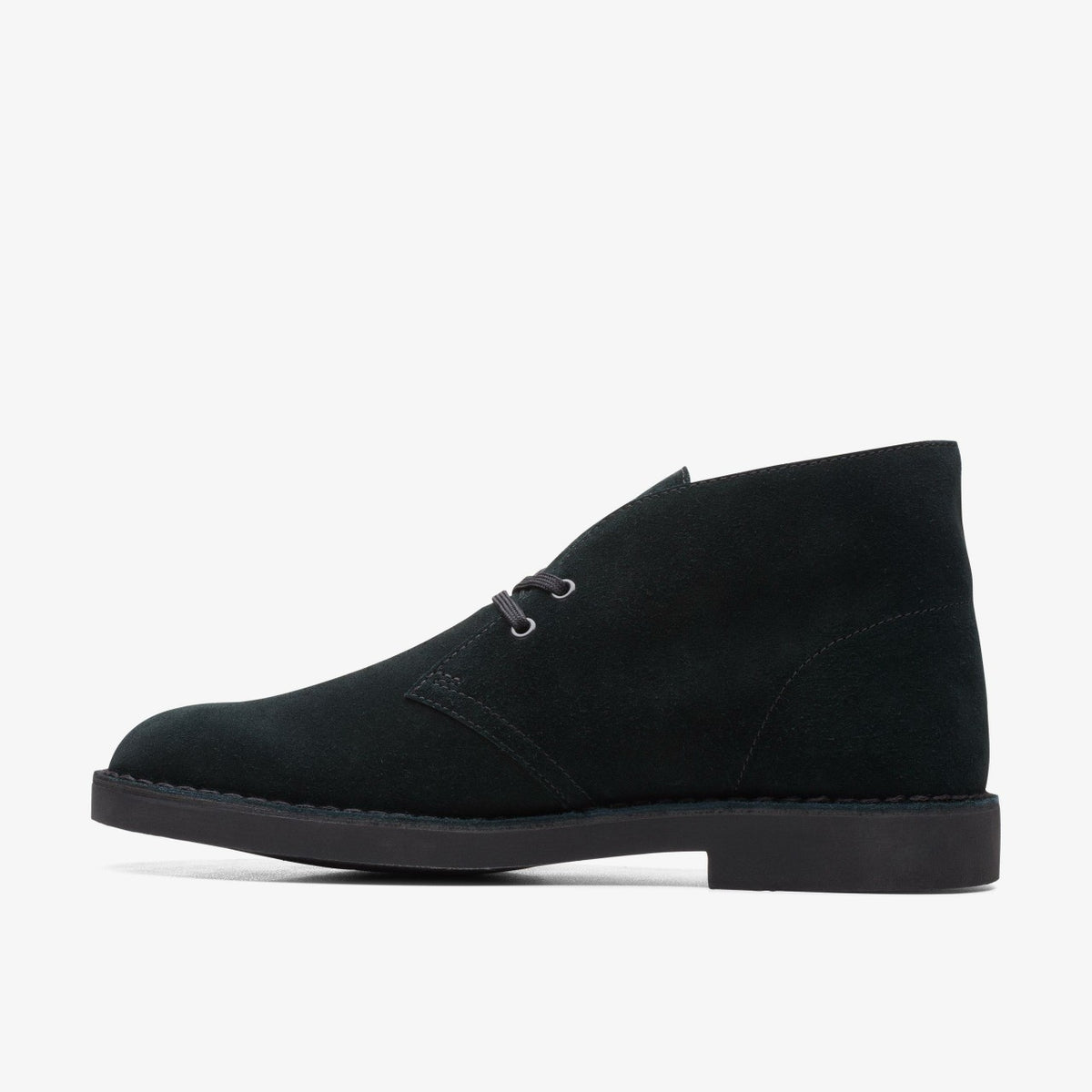 Clarks Men Desert Boot Evo Black Suede
