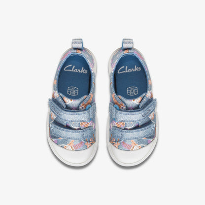 Clarks Kids City Bright Toddler Denim