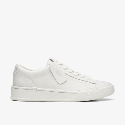 Clarks Women Craft Cup Walk White Leather