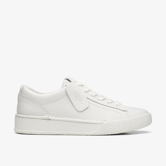 Clarks Women Craft Cup Walk White Leather