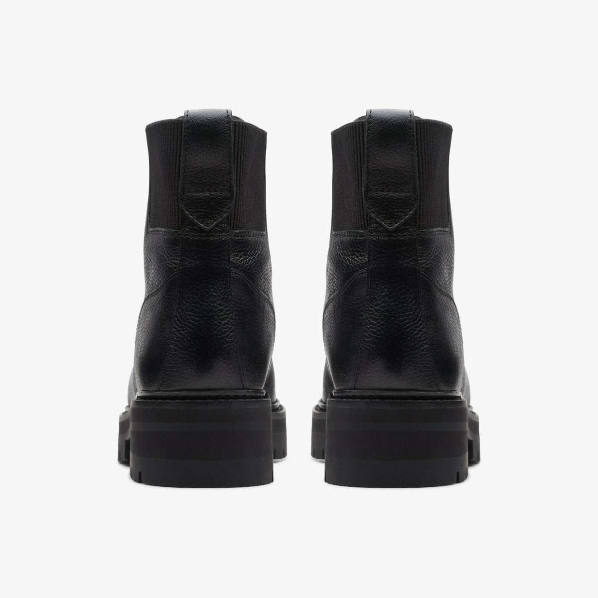 Clarks Women Orianna Mid Black Warmlined Leather
