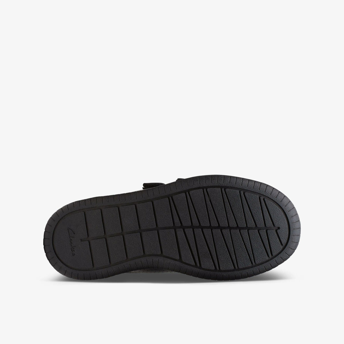 Clarks Kids Fawn Strap Kid Black Leather