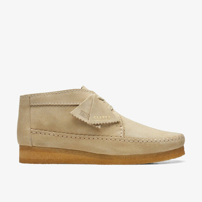 Clarks Men Weaver Boot Maple Suede