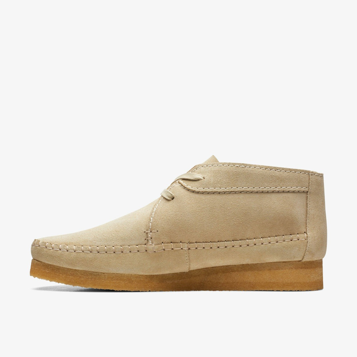 Clarks Men Weaver Boot Maple Suede