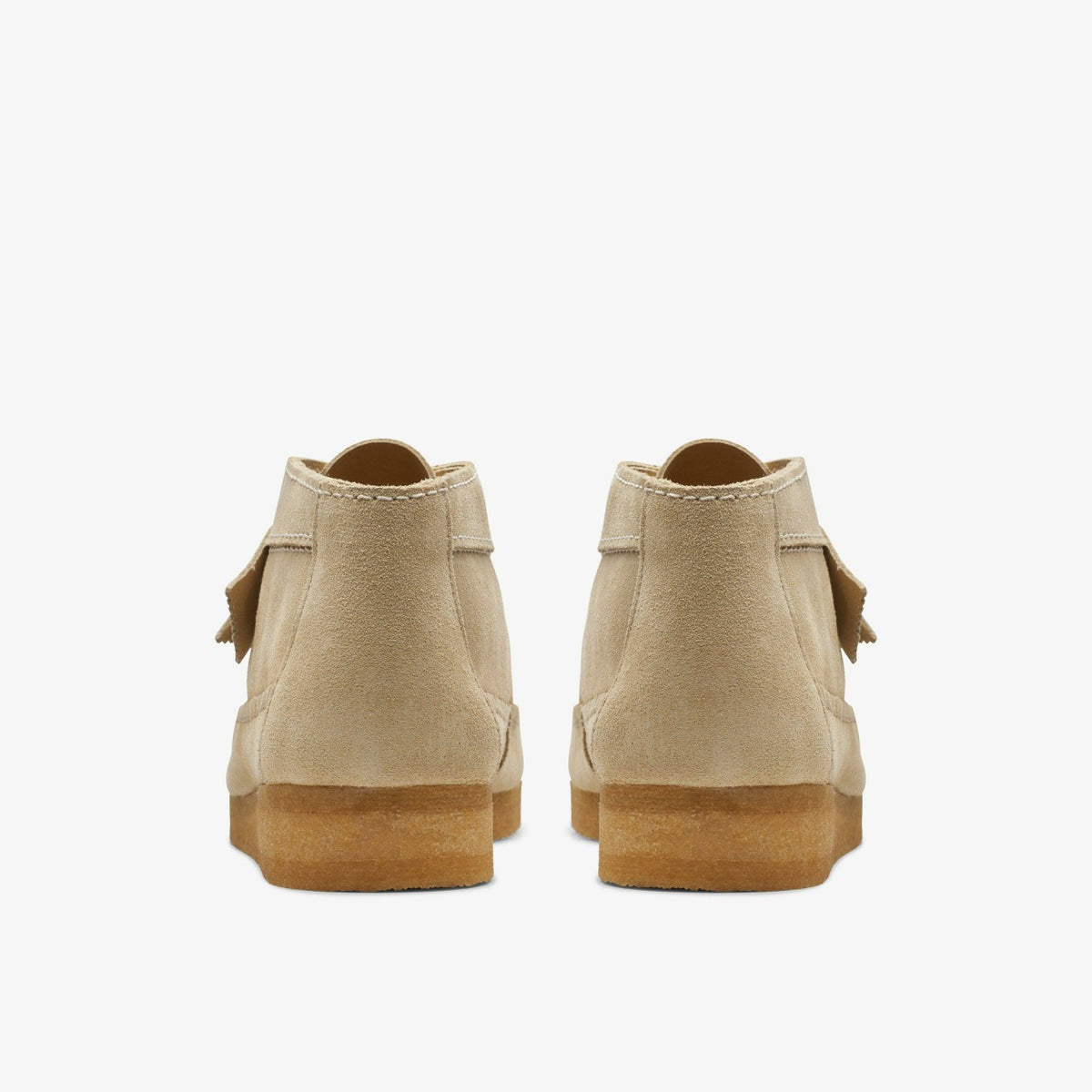 Clarks Men Weaver Boot Maple Suede
